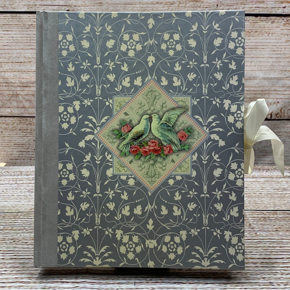 Michel Publishing LTD WA401 Love Birds Journal Scrapbook Album‎ Grey Unused